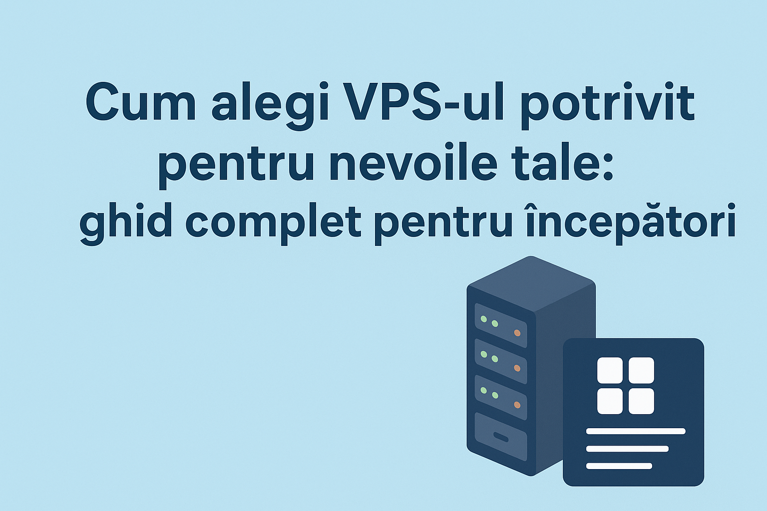 VPS potrivit pentru tine